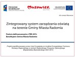 zintegrowany system zarzdzania owiat na terenie Gminy Miasta Radom